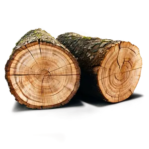 Split Wood Log PNG Duy