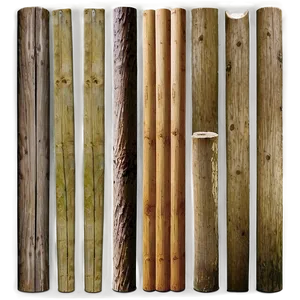 Split Wooden Pole Png 84 PNG image