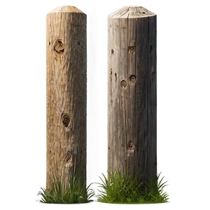 Split Wooden Pole Png Pby75 PNG image