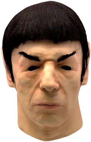 Spock Mask Portrait PNG image