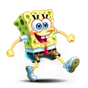 Spongebob Running Clipart Png 70 PNG image