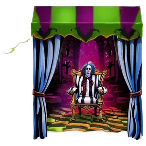Spooky Beetlejuice Background PNG 25 PNG