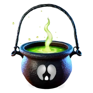 Spooky Brew Cauldron Png Ogk26 PNG image