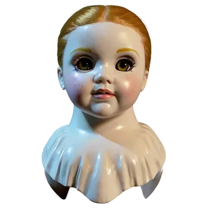 Spooky Doll Head Png 30 PNG image