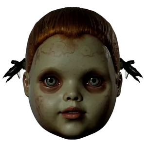 Spooky Doll Head Png Fdv58 PNG image