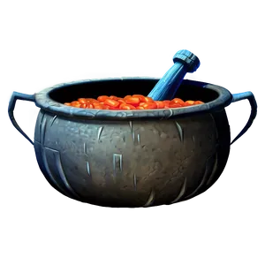 Spooky Halloween Cauldron Png Kgw90 PNG image