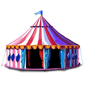 Spooky Halloween Circus Tent PNG Jcg31 PNG