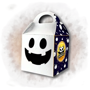 Spooky Halloween Happy Meal Box PNG 06212024