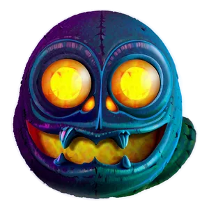 Spooky Halloween Monster PNG 05232024