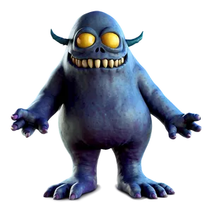 Spooky Halloween Monster PNG 63
