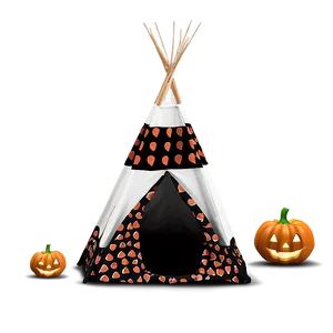 Spooky Halloween Teepee Png 91 PNG image