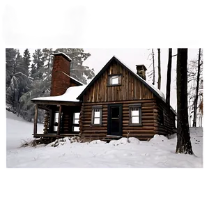 Spooky Haunted Cabin PNG Qwm PNG