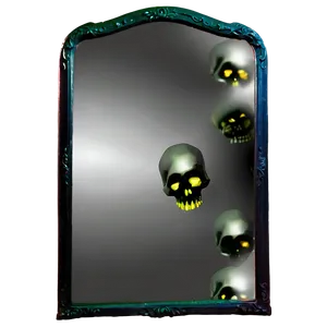 Spooky Haunted Mirror Png Upk55 PNG image
