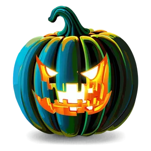 Spooky Jack O Lantern Clipart PNG Fon