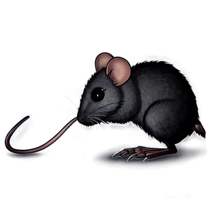 Spooky Mouse PNG 05042024