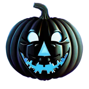 Spooky Pumpkin Face Silhouette Png 06132024 PNG image