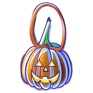 Spooky Pumpkin Outline Theme Png 58 PNG image