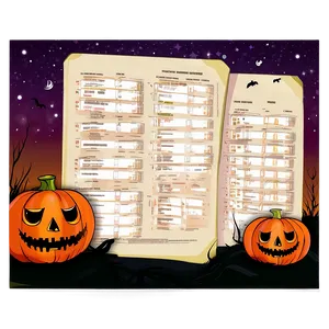 Spooky Season Playlist PNG Cej