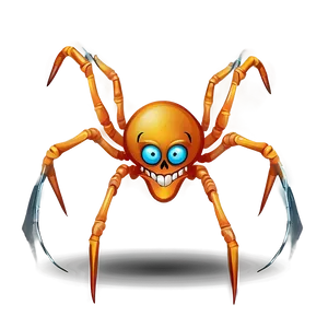 Spooky Spider Cartoon Png 06272024 PNG image