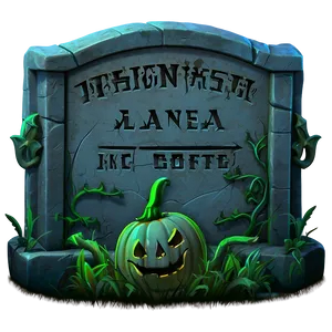 Spooky Tombstone PNG Per