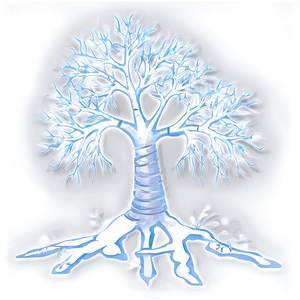 Spooky Tree Illustration PNG 06122024