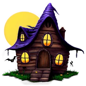 Spooky Witch House PNG Xgq PNG