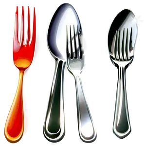 Spoon And Fork B PNG image