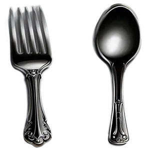 Spoon And Fork D PNG image