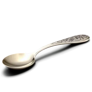 Spoon With Engraving Png 05252024 PNG image