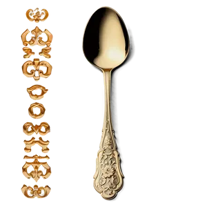 Spoon With Engraving Png Jjx45 PNG image