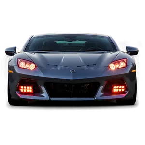 Sports Car Headlights Night Png 78 PNG image