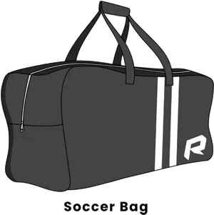 Sports Duffel Bag Vector Illustration PNG image