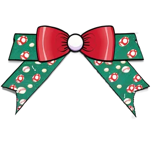 Sports Fan Gift Bow PNG Nus40 PNG