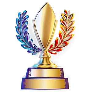Sports Laurel Trophy PNG Dmc