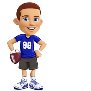 Sports Themed Cartoon Character Png 89 PNG image