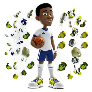 Sports Themed Cartoon Character PNG Den35 PNG