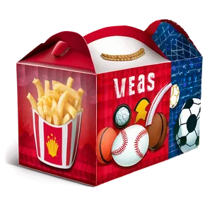 Sports Themed Happy Meal Box PNG 70 PNG