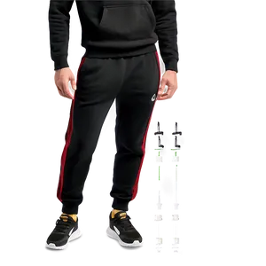 Sporty Black Sweatpants Png 63 PNG image