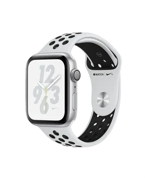 Sporty Smartwatchwith Nike Band PNG