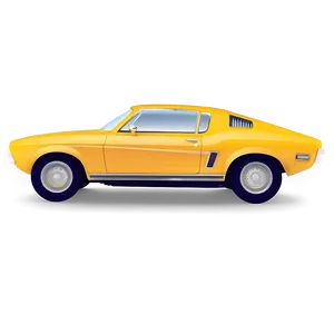 Sporty Yellow Car Icon Png 13 PNG image