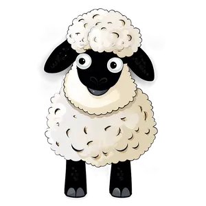 Spotted Cartoon Sheep PNG Tia32 PNG