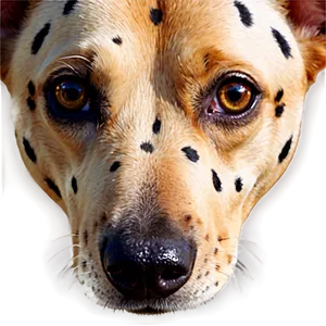 Spotted Dog Face Pattern PNG 06212024 PNG