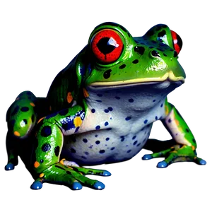 Spotted Frog Clipart PNG 1