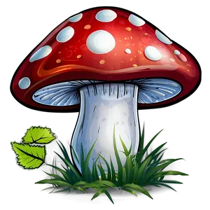 Spotted Mushroom Cartoon PNG Cnf PNG