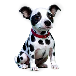 Spotted Small Dog Pattern Png 9 PNG image