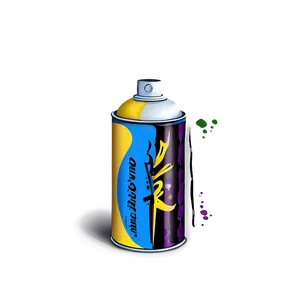 Spray Paint Can Vector PNG Cap PNG