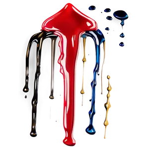 Spray Paint Drip B PNG image