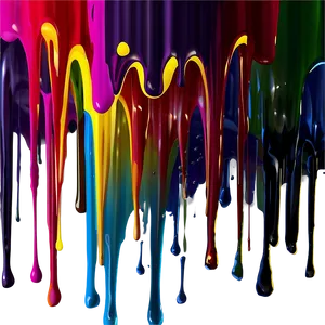 Spray Paint Drip Pattern PNG 4