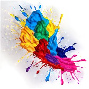 Spray Paint Splash PNG Lkj24