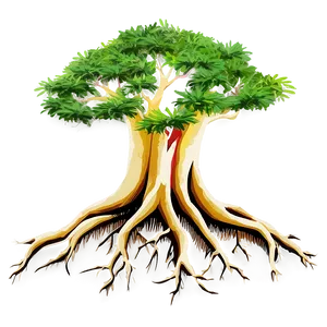 Spreading Tree Roots PNG 43